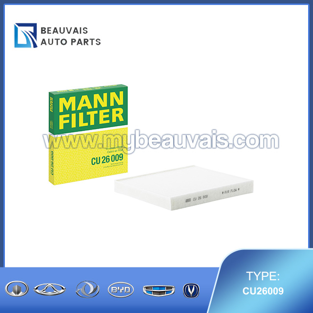 MANN CU26009 Air conditioning filter - single effect