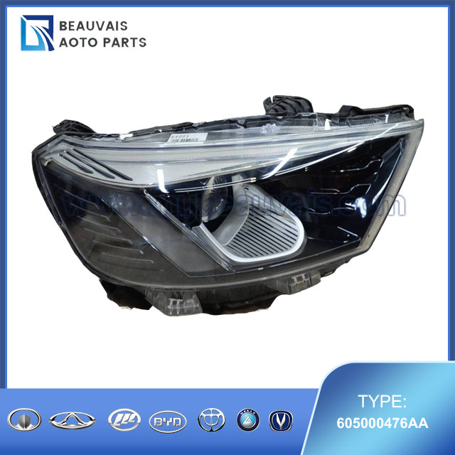 605000476AA Right front headlight KAIYI E5