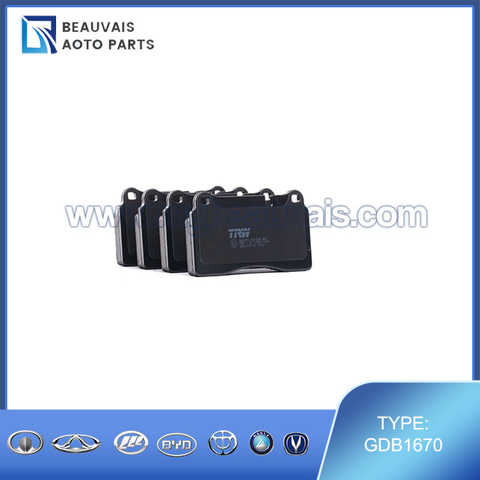 TRW GDB1670 - Brake Pad Set, disc brake