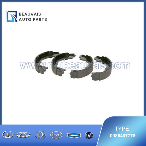 BOSCH 0986487778 Set of brake shoes, handbrake