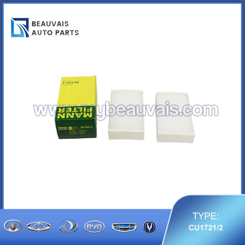 MANN CU1721-2 Air Conditioning Filter - Single Effect