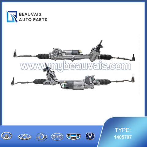 Electric power steering gear with tie rod assembly