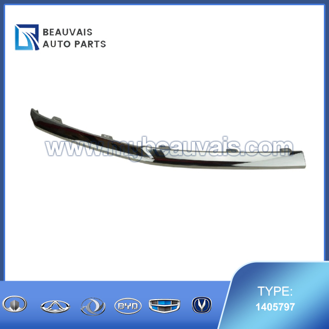 Right Front Bumper Upper Trim