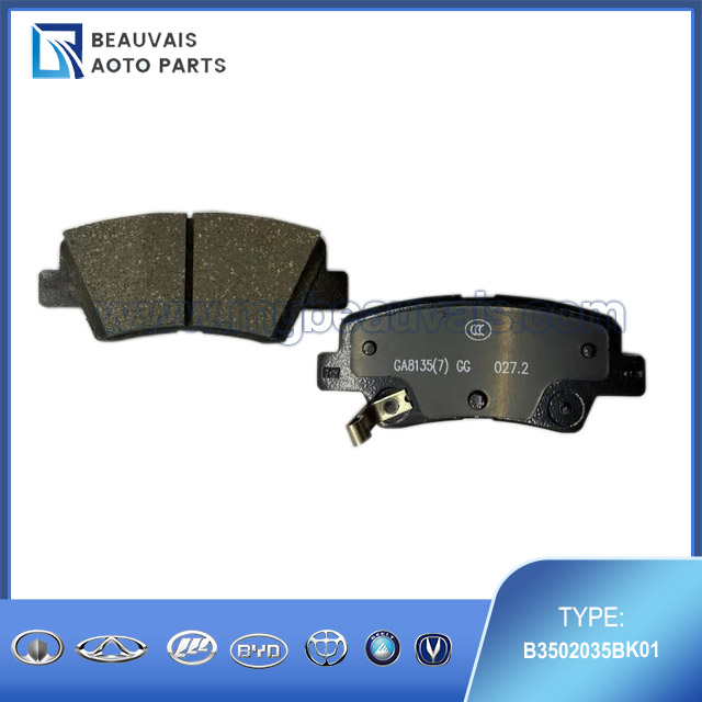 B3502035BK01 Left rear brake pad T77