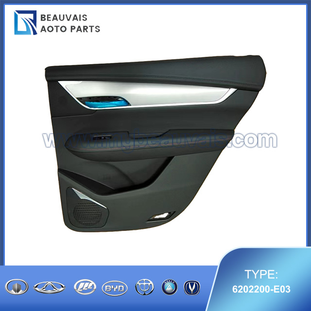 6202200-E03 Right rear door trim panel body assembly (with ambient lighting) SWM