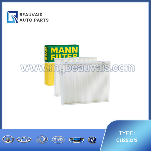 MANN CU2533-2 Air Conditioning Filter Without Carbon