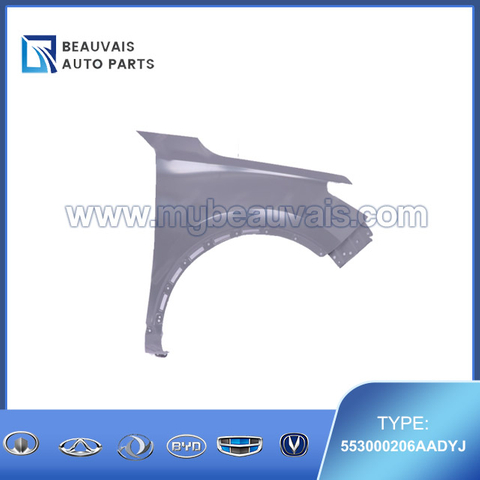 553000206AADYJ Right front fender Tiggo 7Pro Max